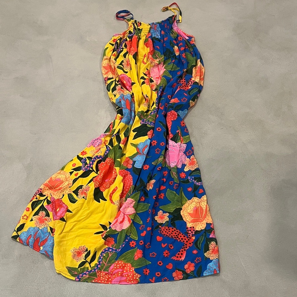 Vibrant Floral Maxi Dress